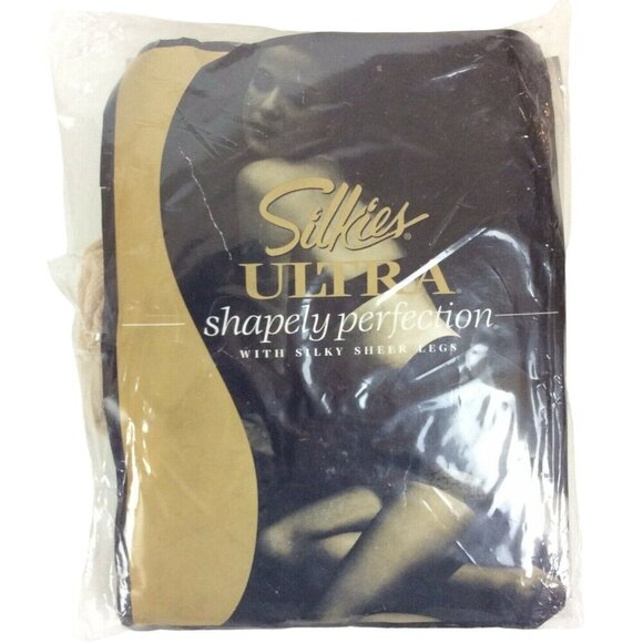 Silkies Ultra Shapely Perfection Pantyhose Queen XL Light Beige Maximum Control - Picture 1 of 4